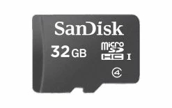 SanDisk Carte MicroSDHC Class 4 32 GB - Cartes Mémoire
