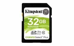 Kingston Carte SDHC Canvas Select Plus UHS-I 32 GO - Cartes Mémoire