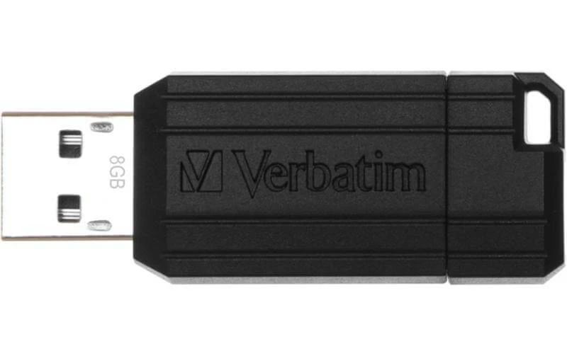 VERBATIM Clé USB PinStripe 8 GB - Sticks USB