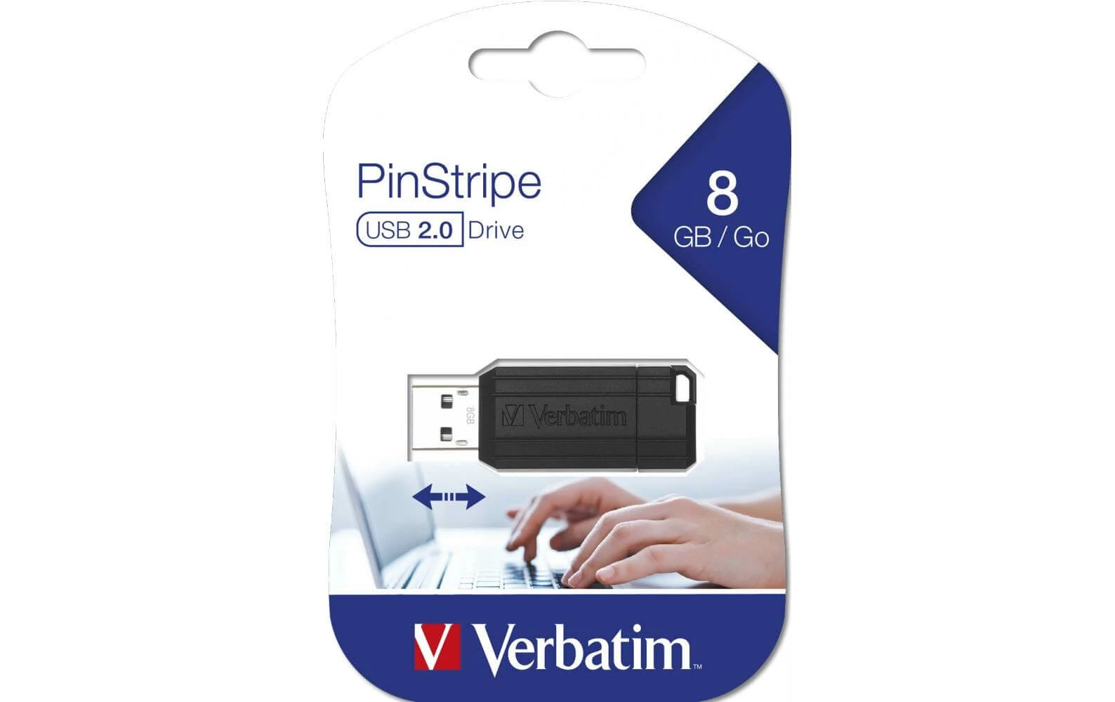 VERBATIM Clé USB PinStripe 8 GB - Sticks USB – Image 2