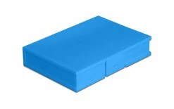 DeLock Boîtier De Protection Pour HDD 3.5″ Bleu - Accessoires Supports De Mémoire