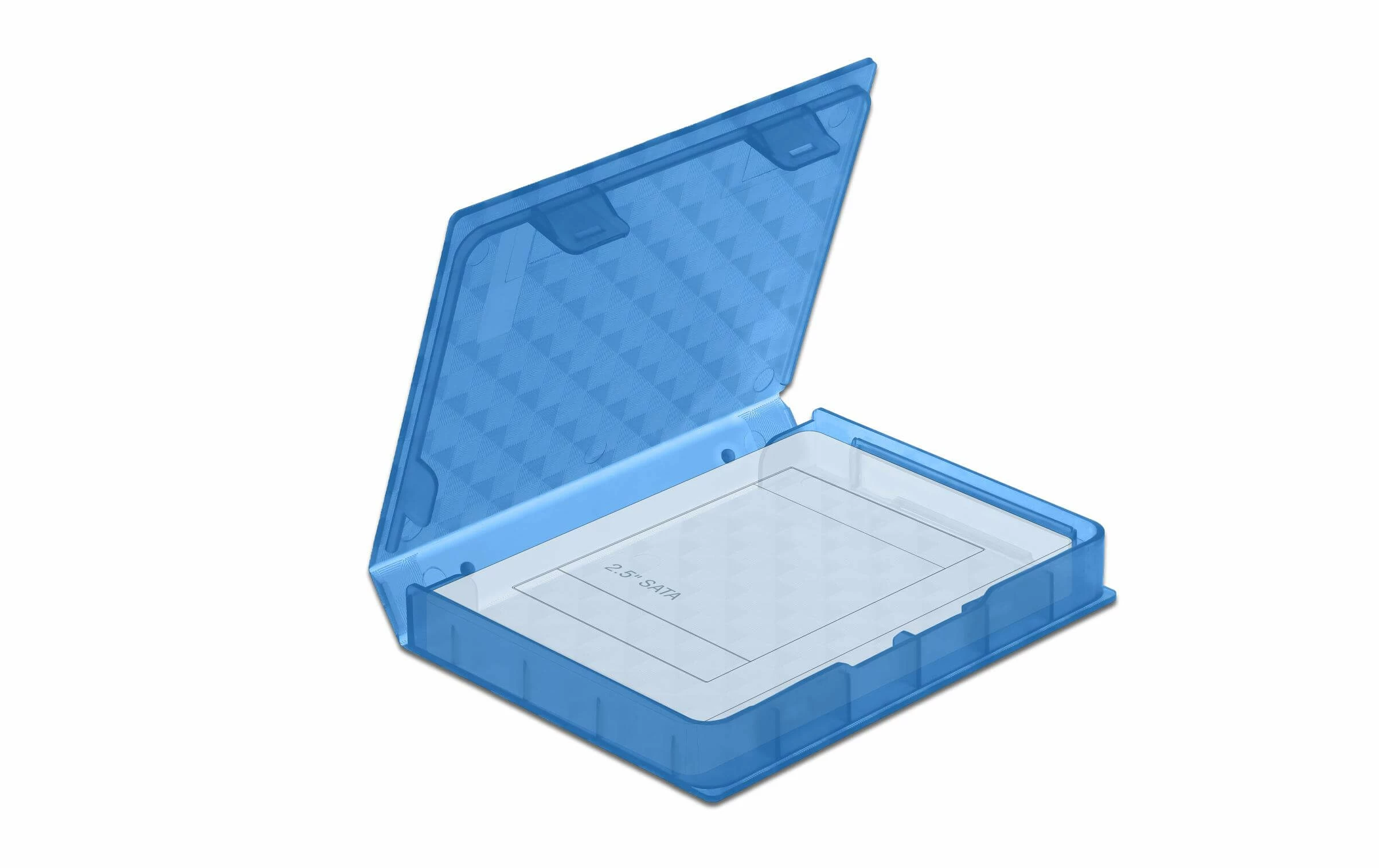 DeLock Boîtier De Protection Pour HDD / SSD 2.5″ Bleu - Accessoires Supports De Mémoire – Image 3