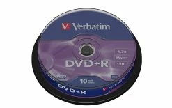 VERBATIM DVD+R 4.7 GB, Tour (10 Pièce/s) - Disques
