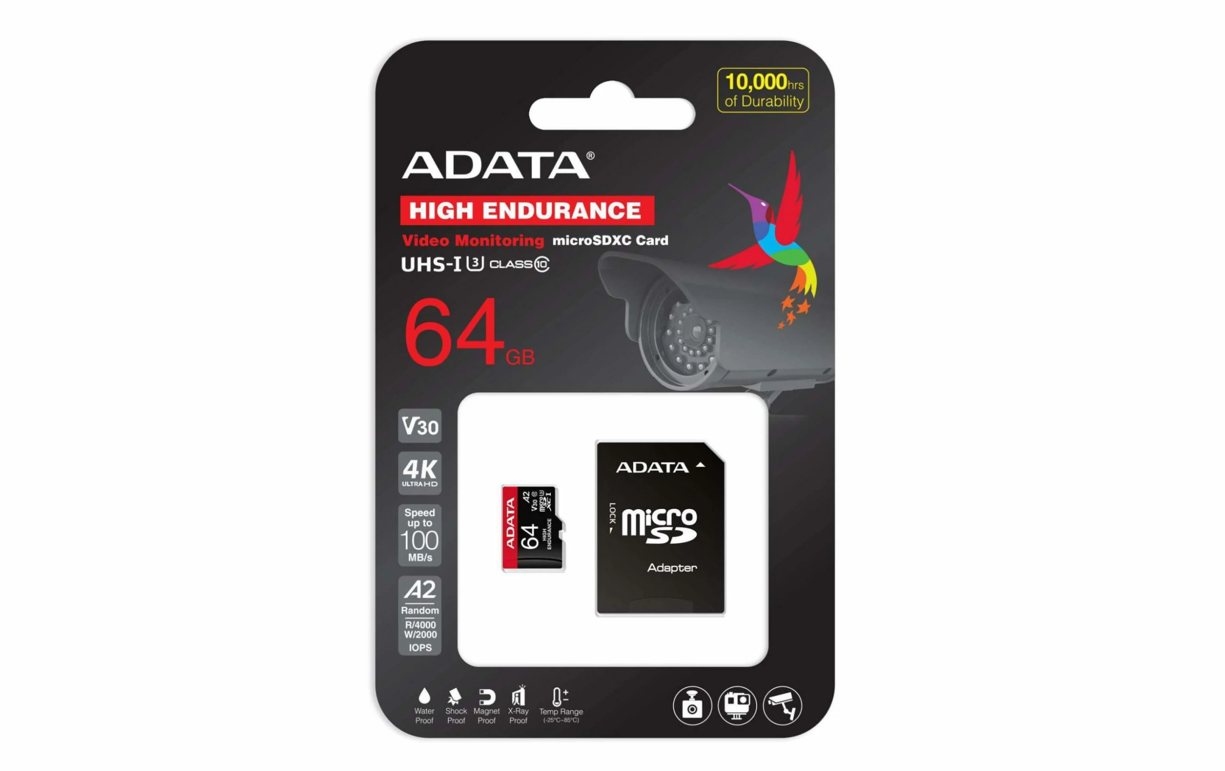 ADATA Carte MicroSDXC High Endurance 64 GB - Cartes Mémoire – Image 2