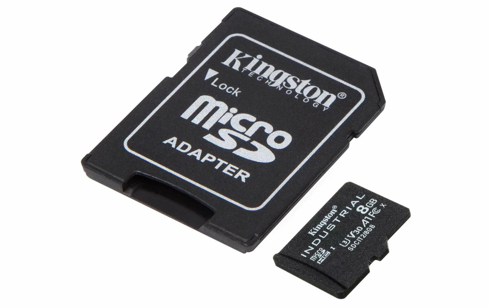 Kingston Carte MicroSDHC Industrial UHS-I 8 GB - Cartes Mémoire – Image 2