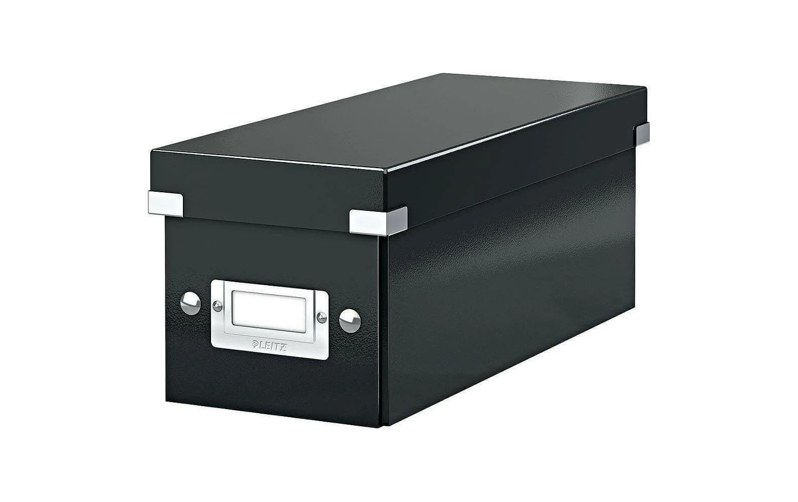 Leitz Boîte De Rangement 30 Pochettes Pour CD, Noir - Conservation