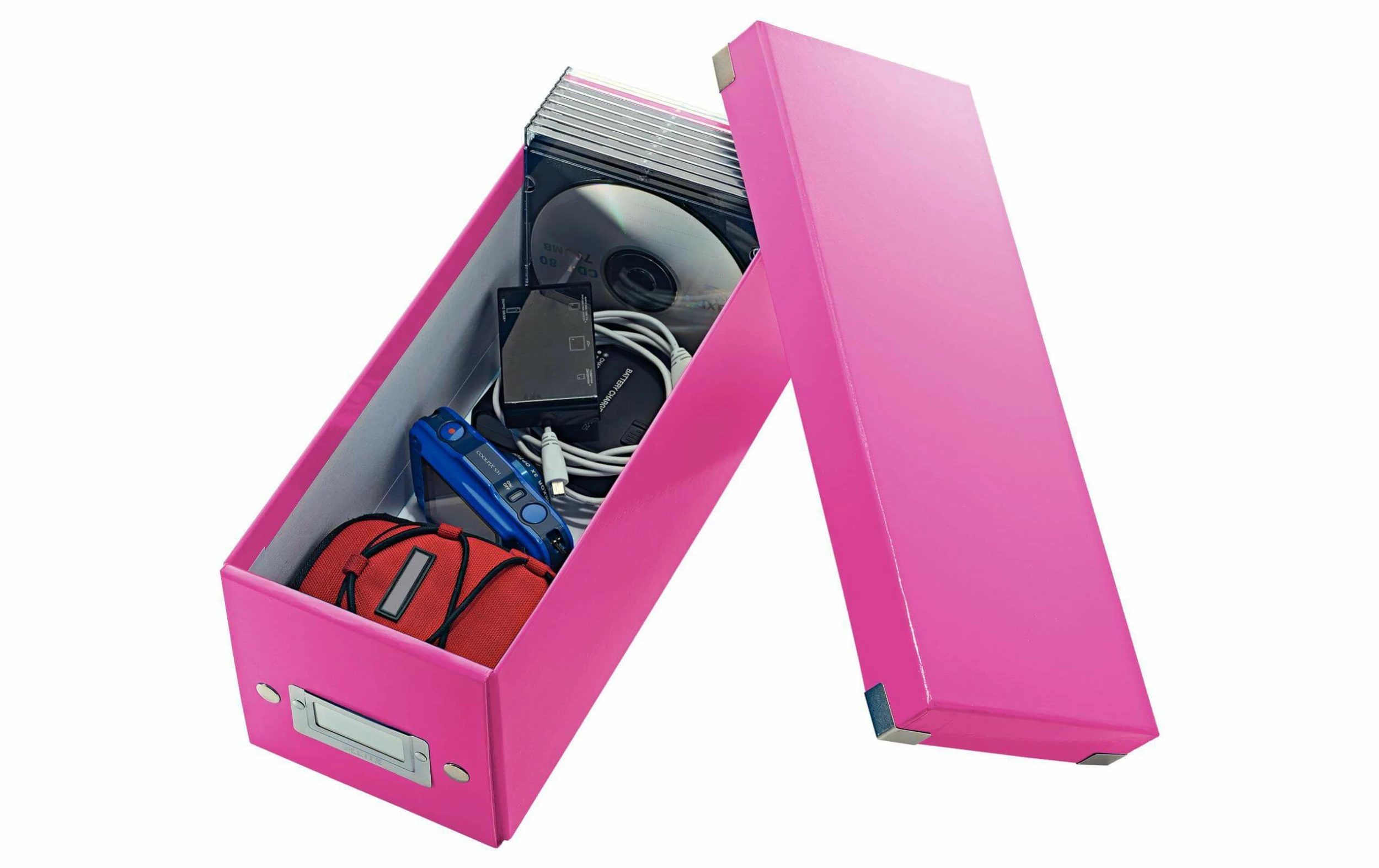 Leitz Boîte De Rangement 30 Pochettes Pour CD, Rose - Conservation – Image 2