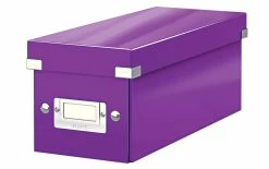 Leitz Boîte De Rangement CD Click&Store Violet - Conservation