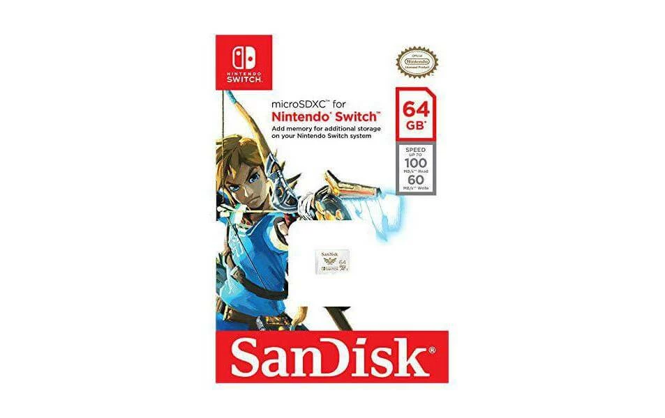 SanDisk Carte MicroSDXC Nintendo Switch U3 64 GO - Cartes Mémoire – Image 2