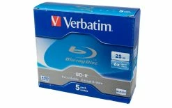 VERBATIM BD-R 25 GB, Boîte à Bijoux (5 Pièce/s) - Disques