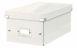 Leitz Boîte De Rangement 20 Boîtiers De DVD, Blanc - Conservation