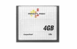 MaxFlash Carte CF 120x 4 GB - Cartes Mémoire