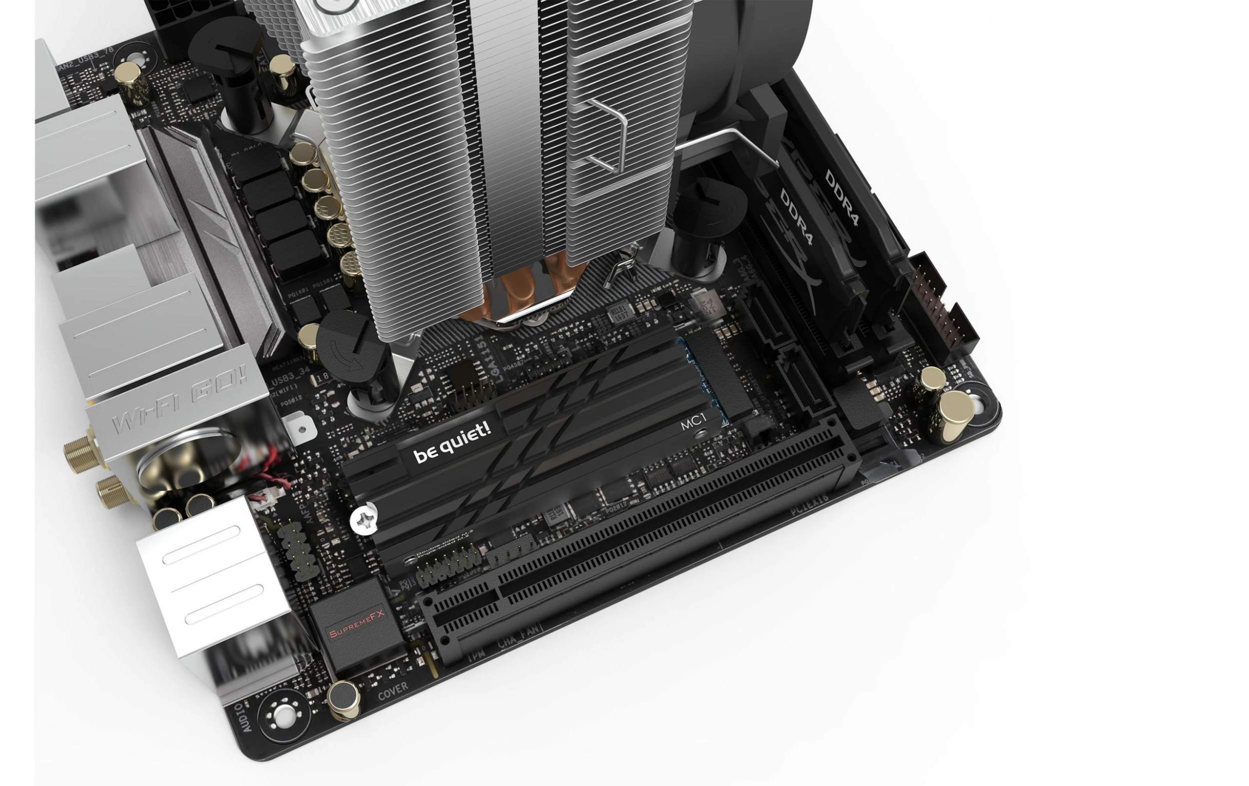Be Quiet! Dissipateur Thermique M.2 MC1 - Accessoires Supports De Mémoire – Image 2
