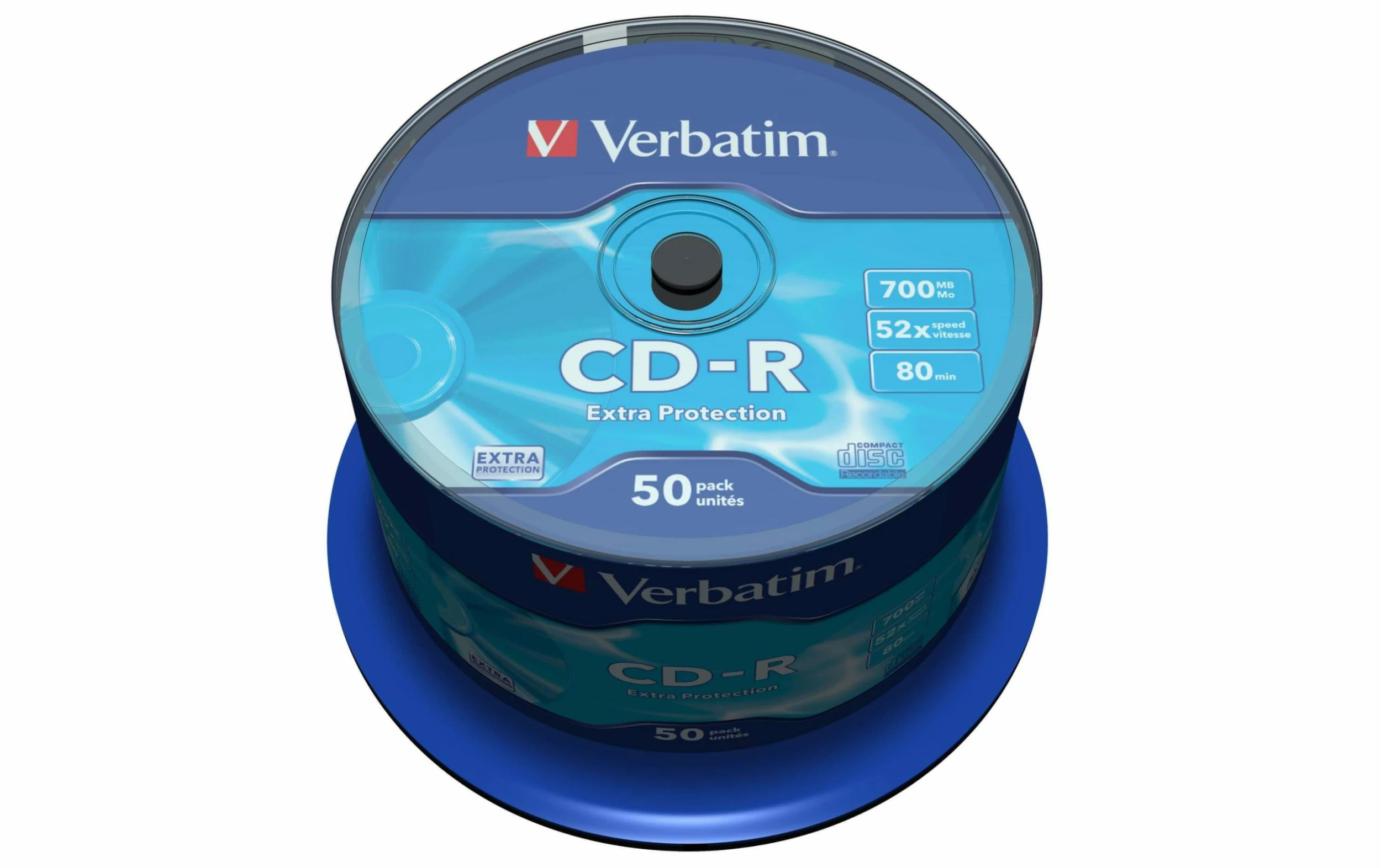 VERBATIM CD-R 0.7 GB, Tour (50 Pièce/s) - Disques
